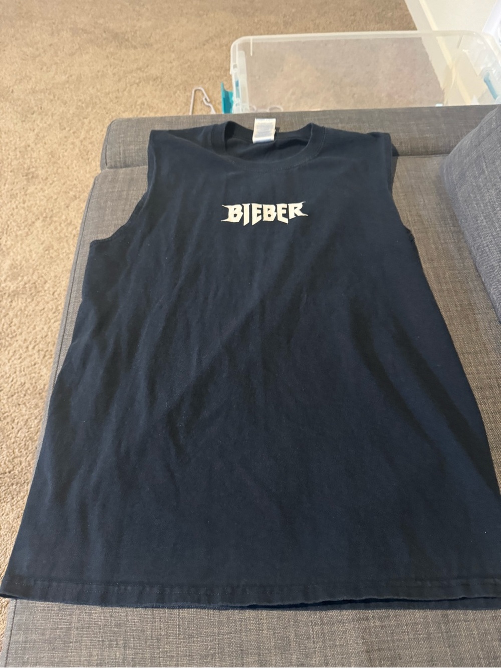Justin Bieber Sleeveless tour shirt